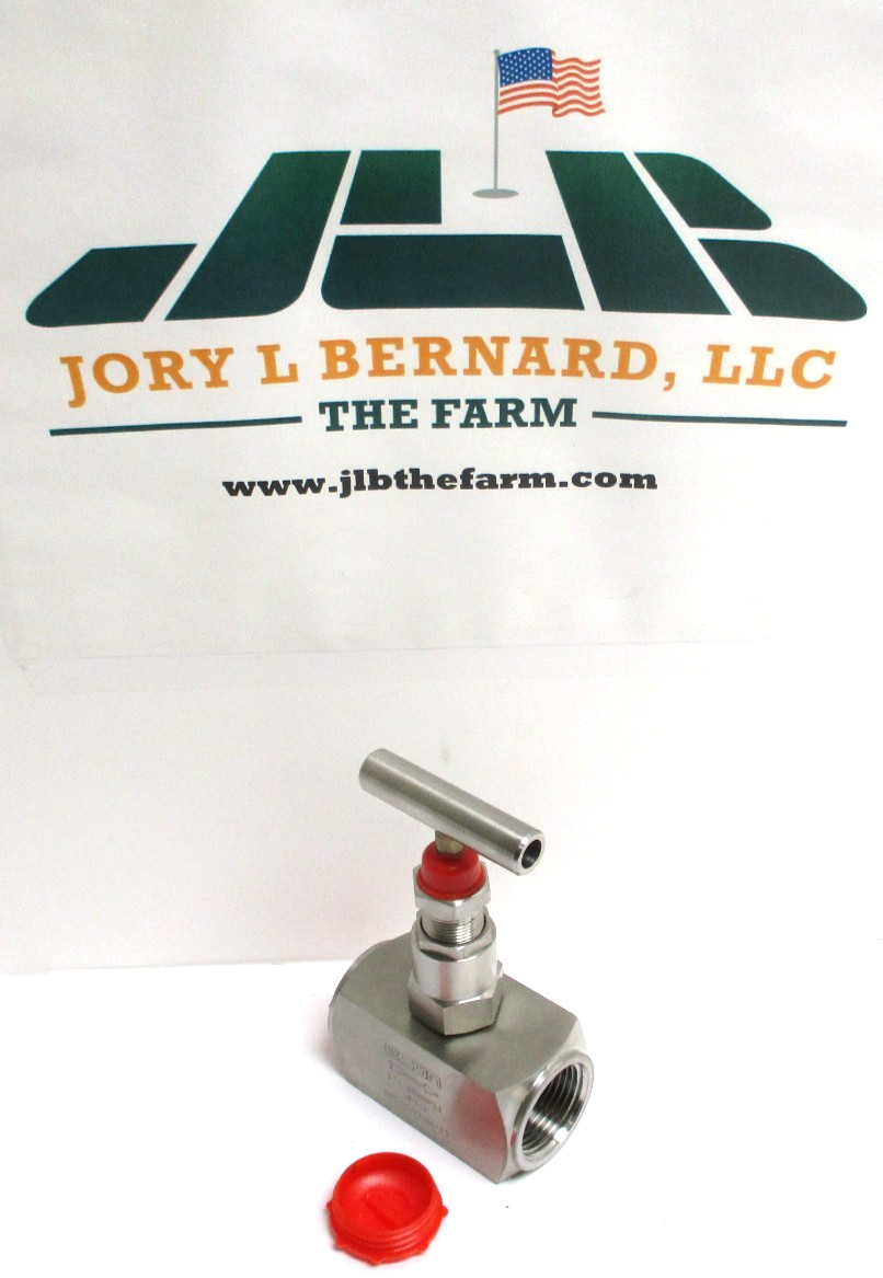 ECON , SS316/FHDA-12 , 1" FNPT , 6000 PSI , SST NEEDLE VALVE ,   SURPLUS