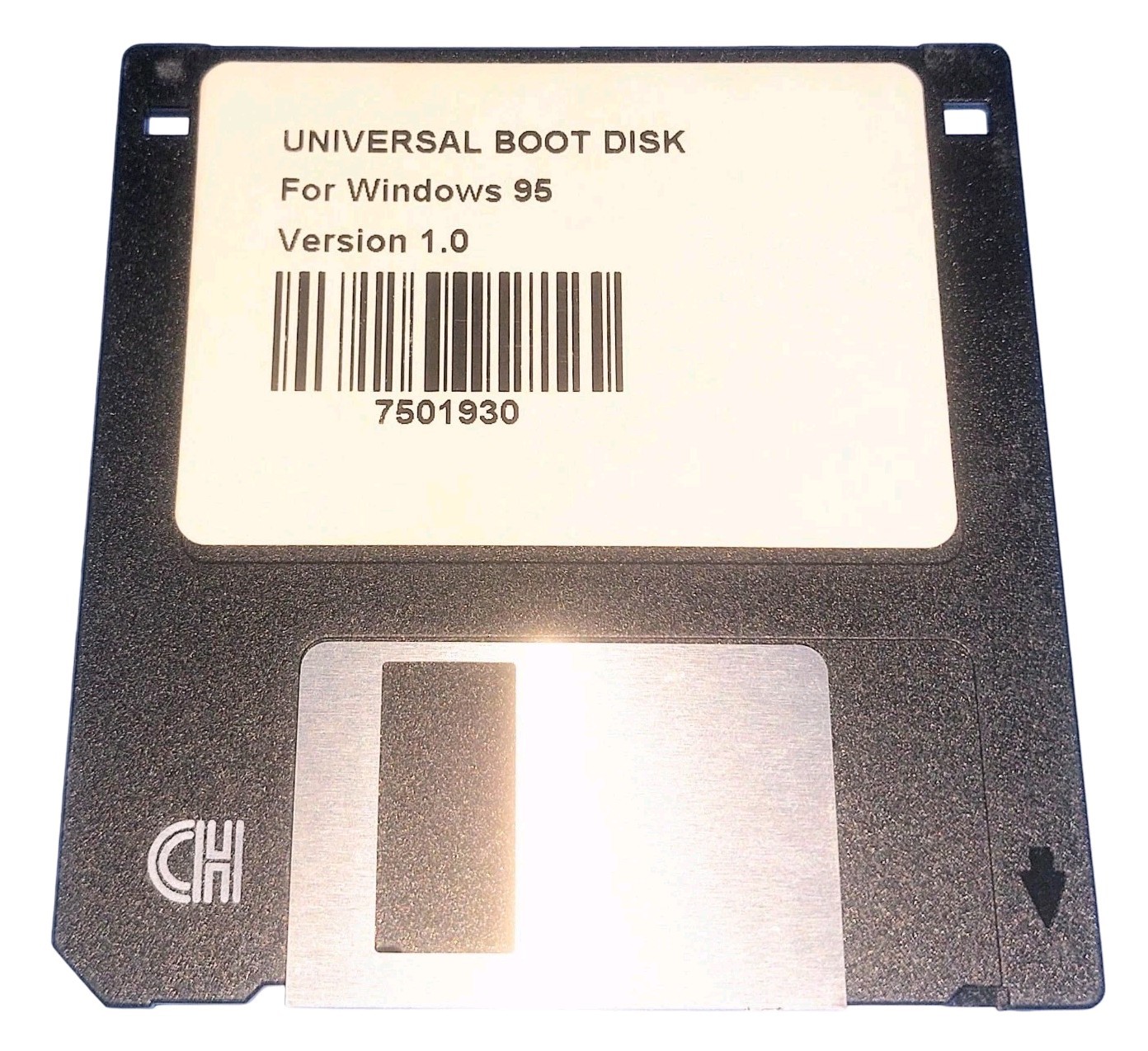 Microsoft Windows 95 Floppy Universal Boot Disk 3 1/2" Version 1.0 7501930 RARE