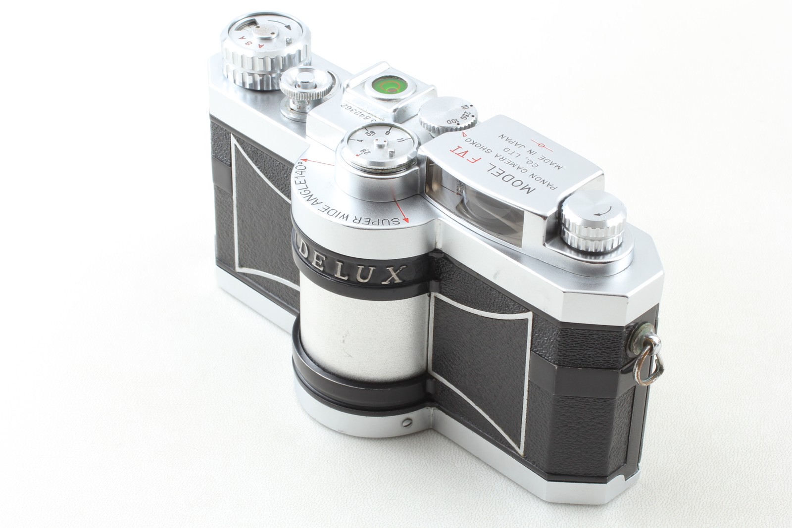 [N MINT] Panon Widelux Model F6 FVI Silver 35mm Panoramic Film Camera from JAPAN