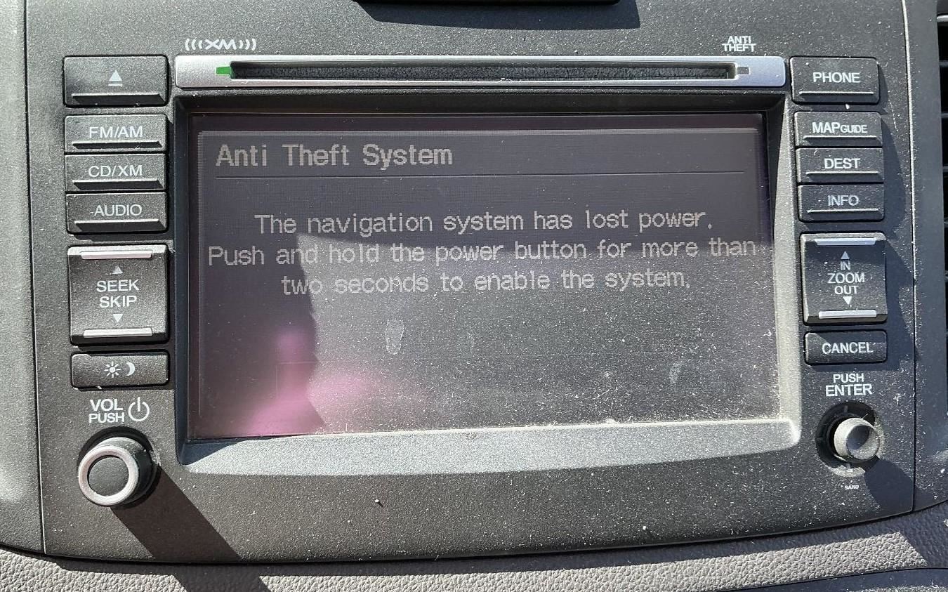 Info-GPS-TV Screen Display Lower With Navigation Fits 12-13 CR-V 878655
