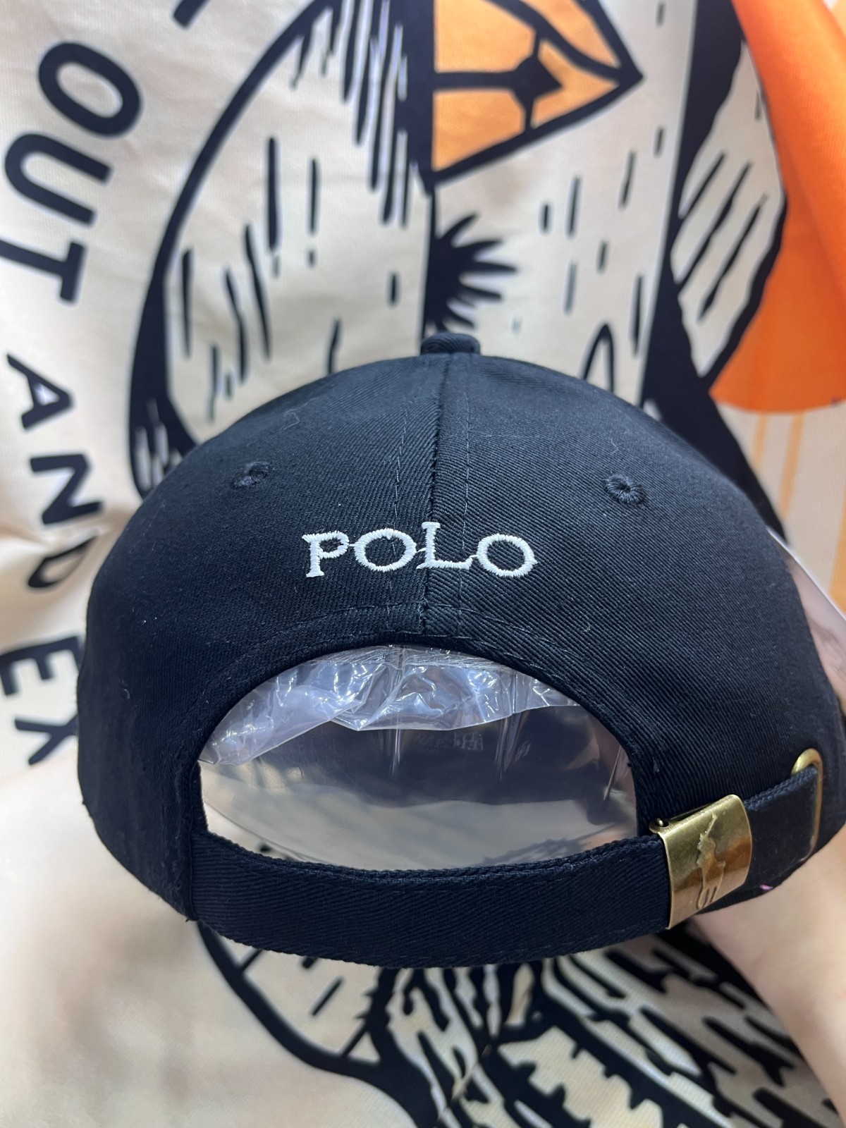 POLO #3 Men's Casual Black Baseball cap Adjustable