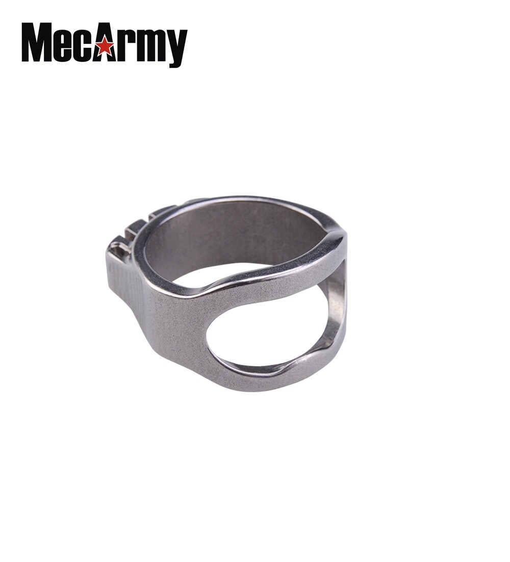 Tactical Ring With Hidden Bottle Opener Function,  size 8