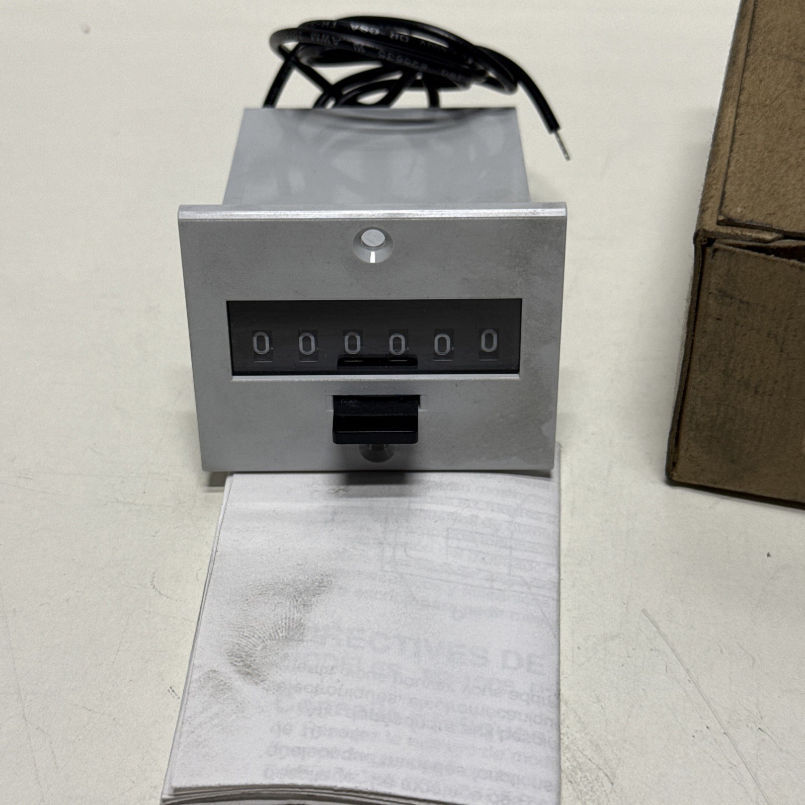 Redington P2-4906 Panel Mount Counter, 6 Digit, Push Button Reset - Free Ship