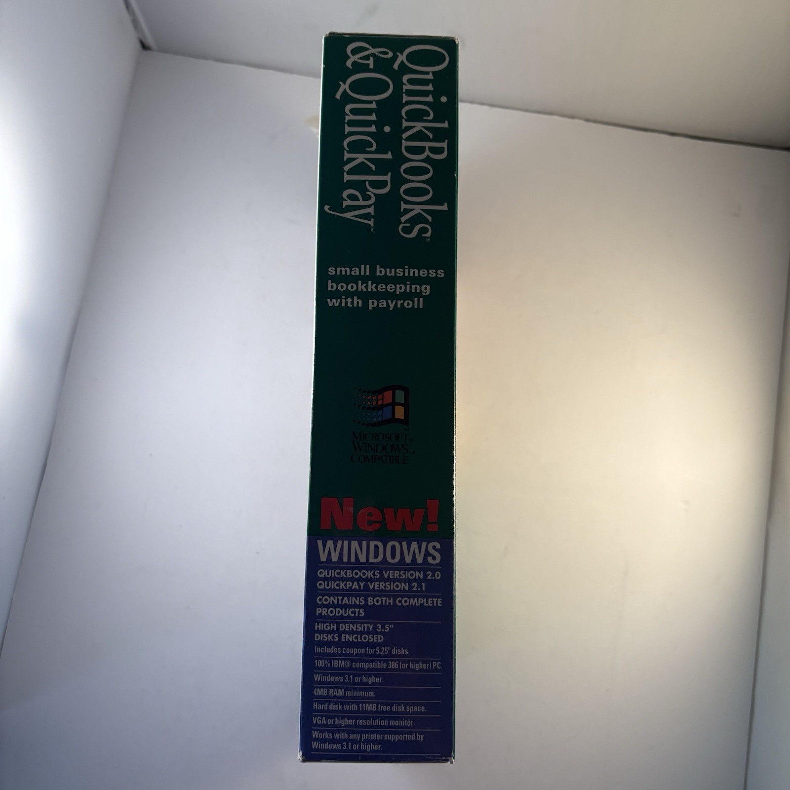 Intuit QuickBooks QuickPay Financial Software Sealed Disks Manual Windows 1994