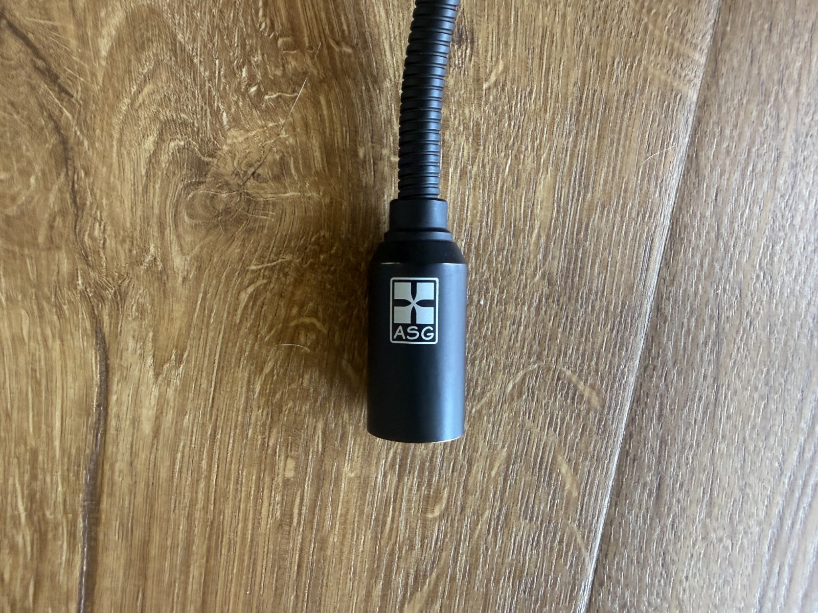 ASG Goosneck Microphone with ˜100" Audio Cable Excellent Condition Tested Works