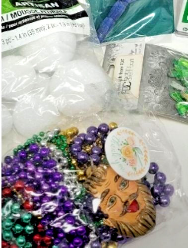 NWOT 4 Dry Floral Foam Bricks Boxed Sealed BONUS ART SUPPLIES Glitter