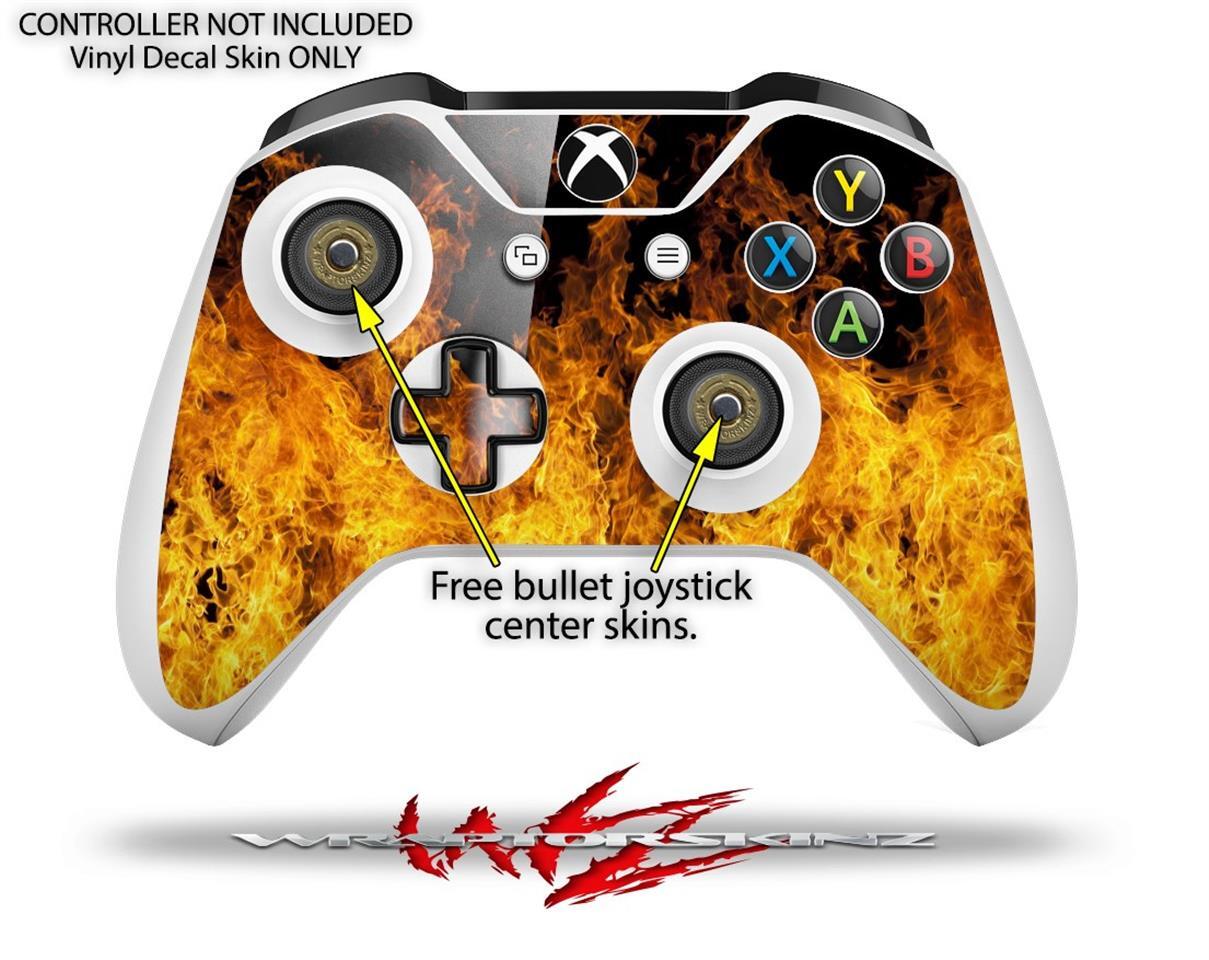 Skin XBOX One S Console Controller Open Fire