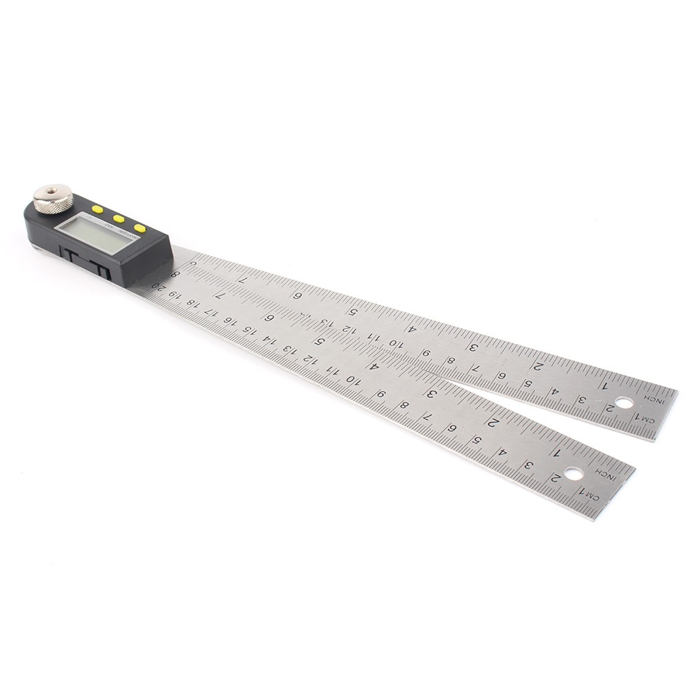 14" Electronic Digital Protractor Goniometer Angle Finder Miter Gauge Ruler
