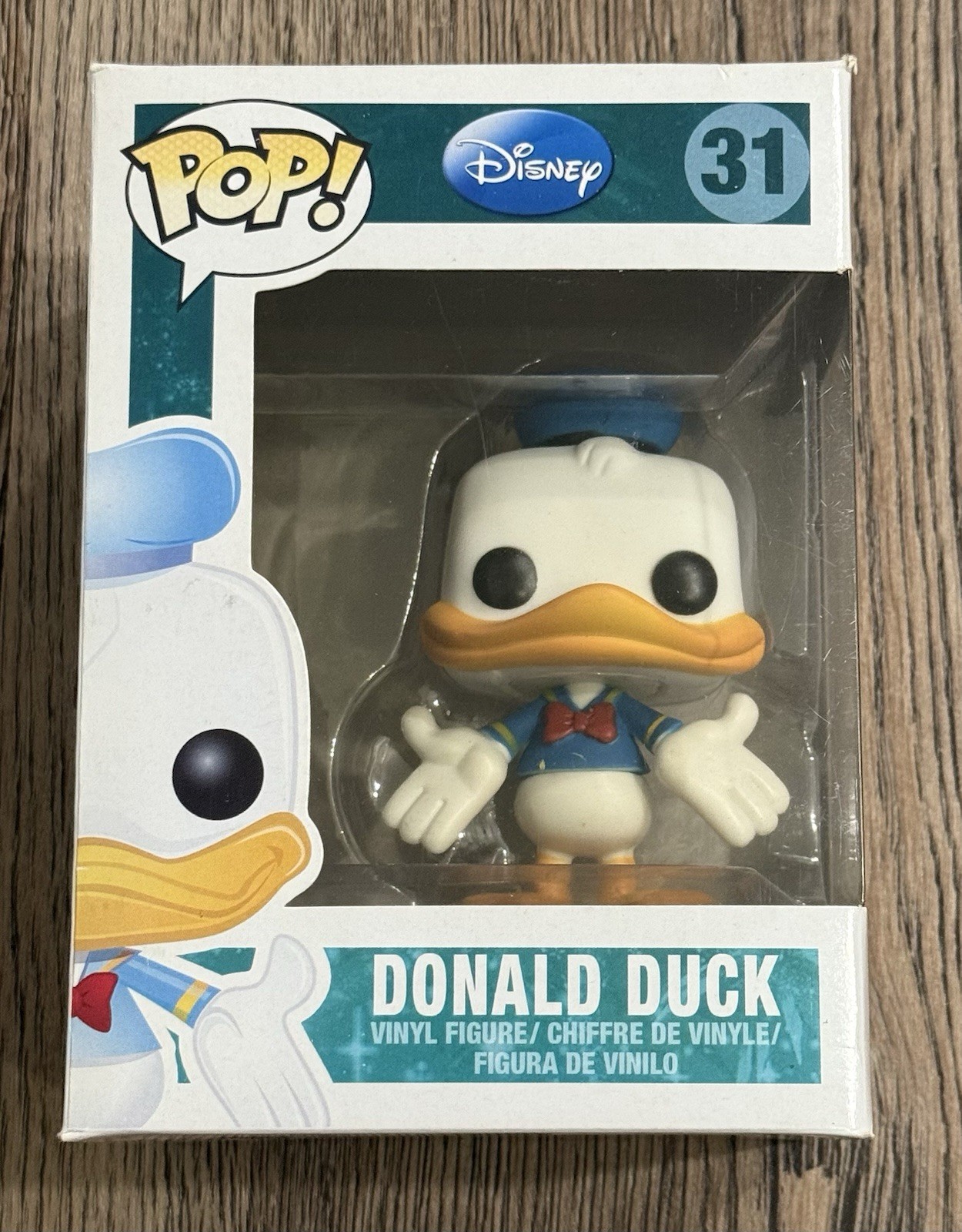 Funko Pop! Disney - Donald Duck #31 Series 3 Vaulted (2012) w/ Protector