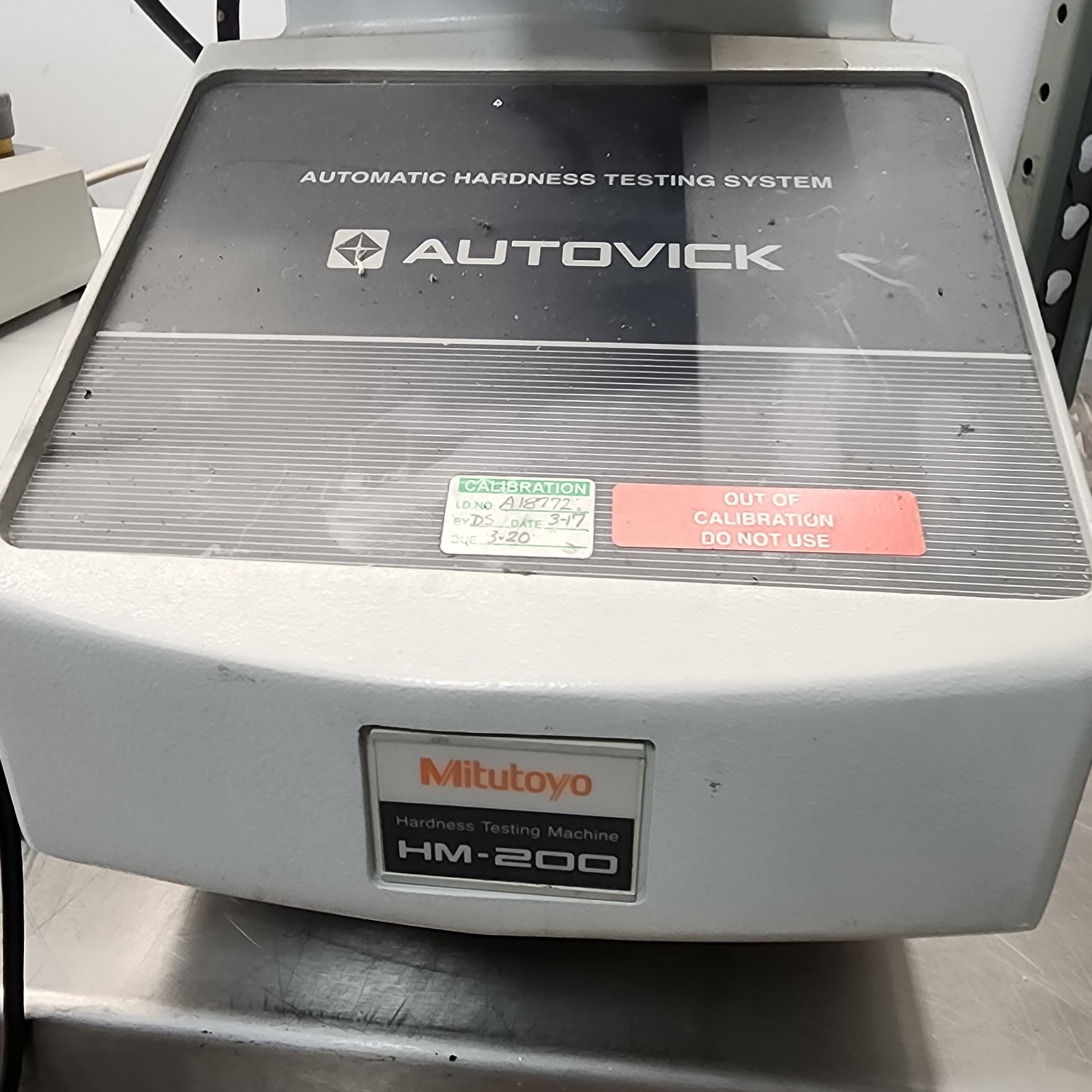 Mitutoyo HM-200 System C Micro Vickers Hardness Testing System Dongle Computer