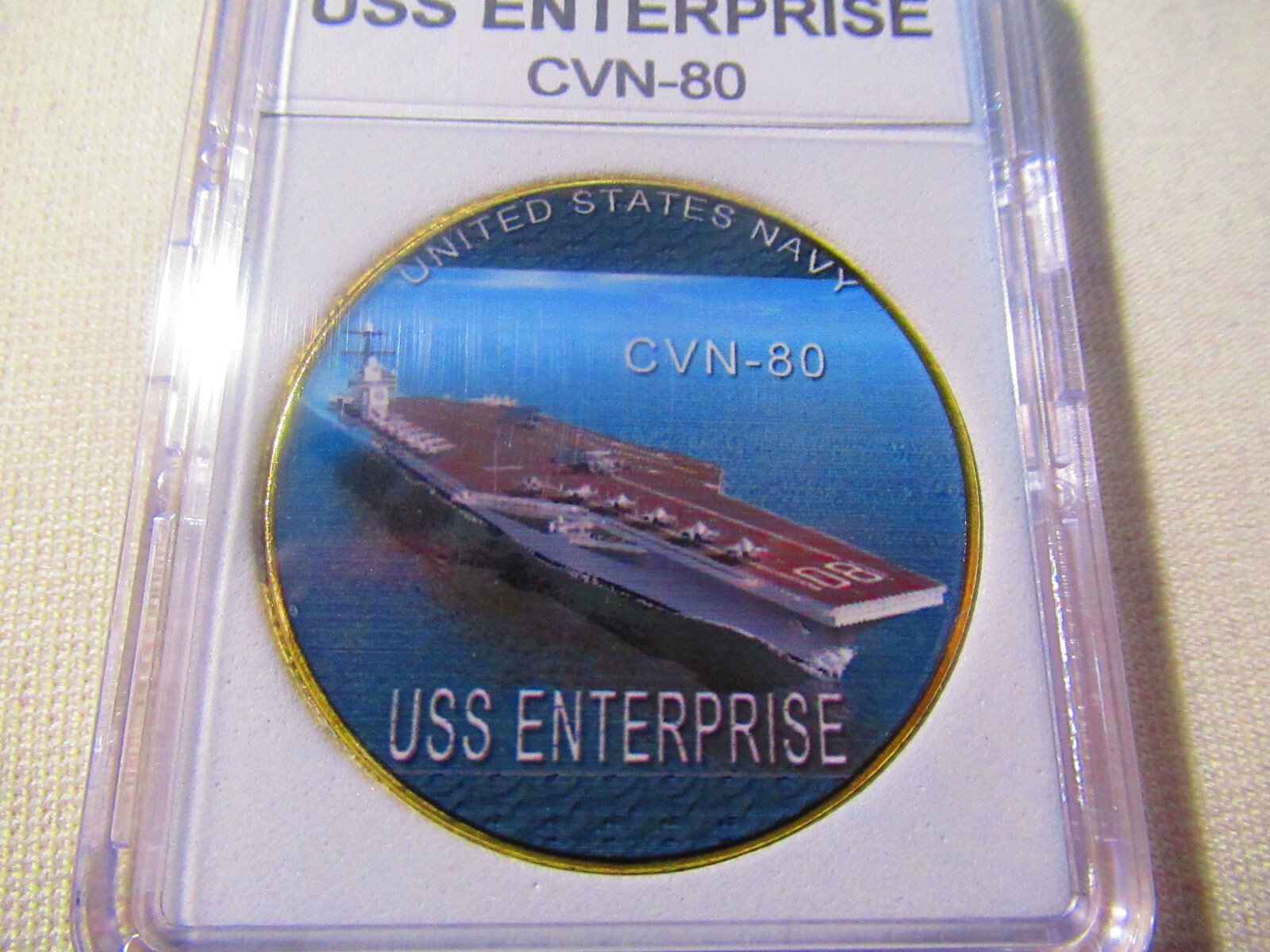 US NAVY - USS ENTERPRISE (CVN-80) Challenge Coin