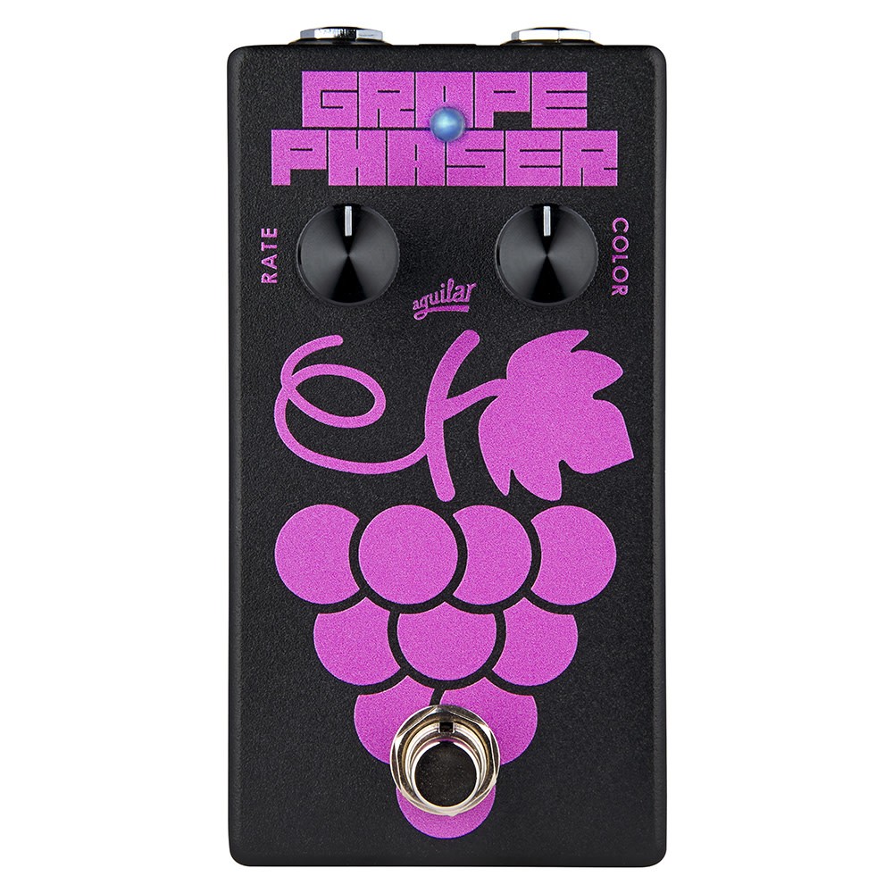 Aguilar Grape Phaser V2 Phaser Bass Effects Pedal, Black