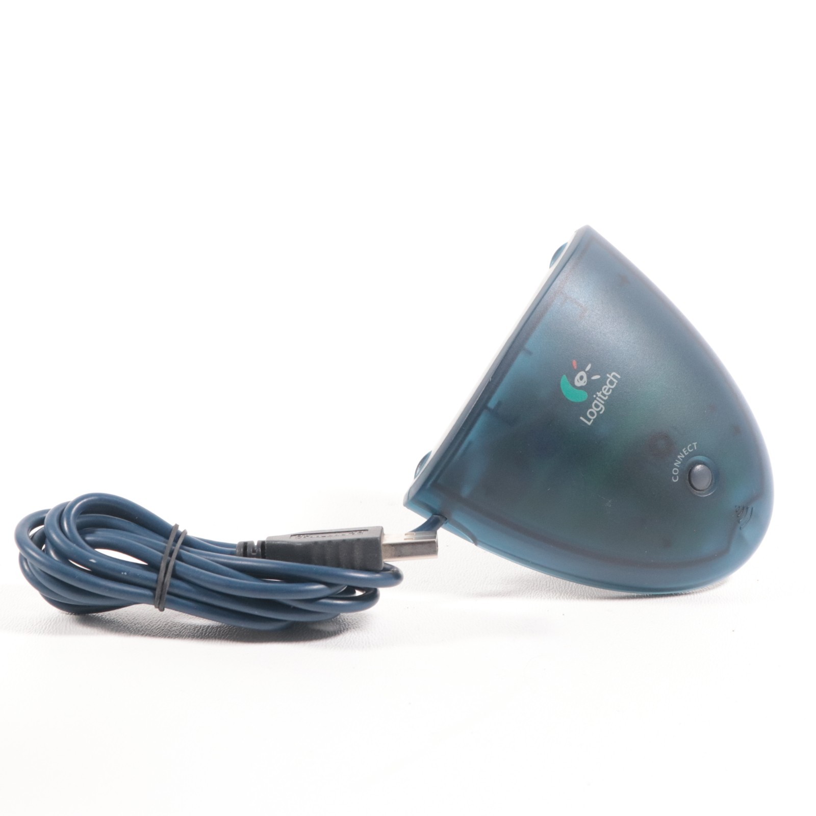 Logitech Optical Trackman Mouse Receiver C-BA4-MSE 830483-0000 Translucent Blue