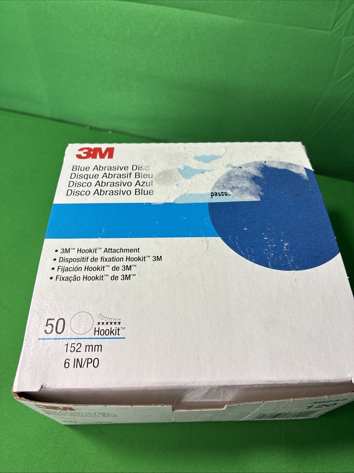 3M ( 36242 ) 321U No Holes  Hook & Loop 120 Grit 6 in. Sanding Disc (50/Pack)