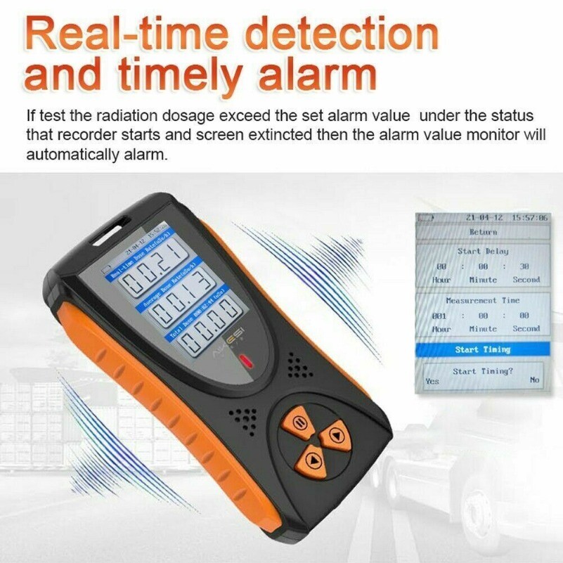 HFS-10 High Accuracy Geiger Counter X-Ray Radiation Detector Meter Dosimeter--