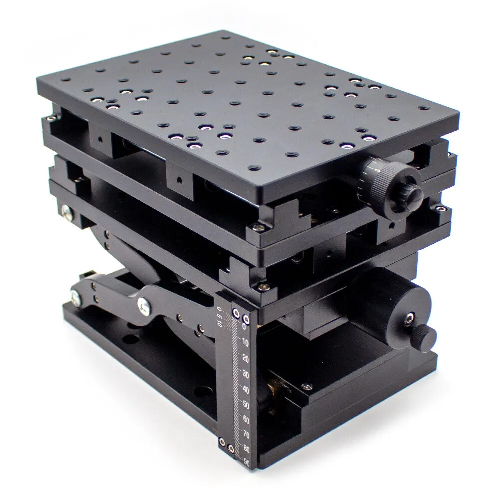 3 Axis Moving Table Portable Manual Slide Table Translation Stage  Test Stand