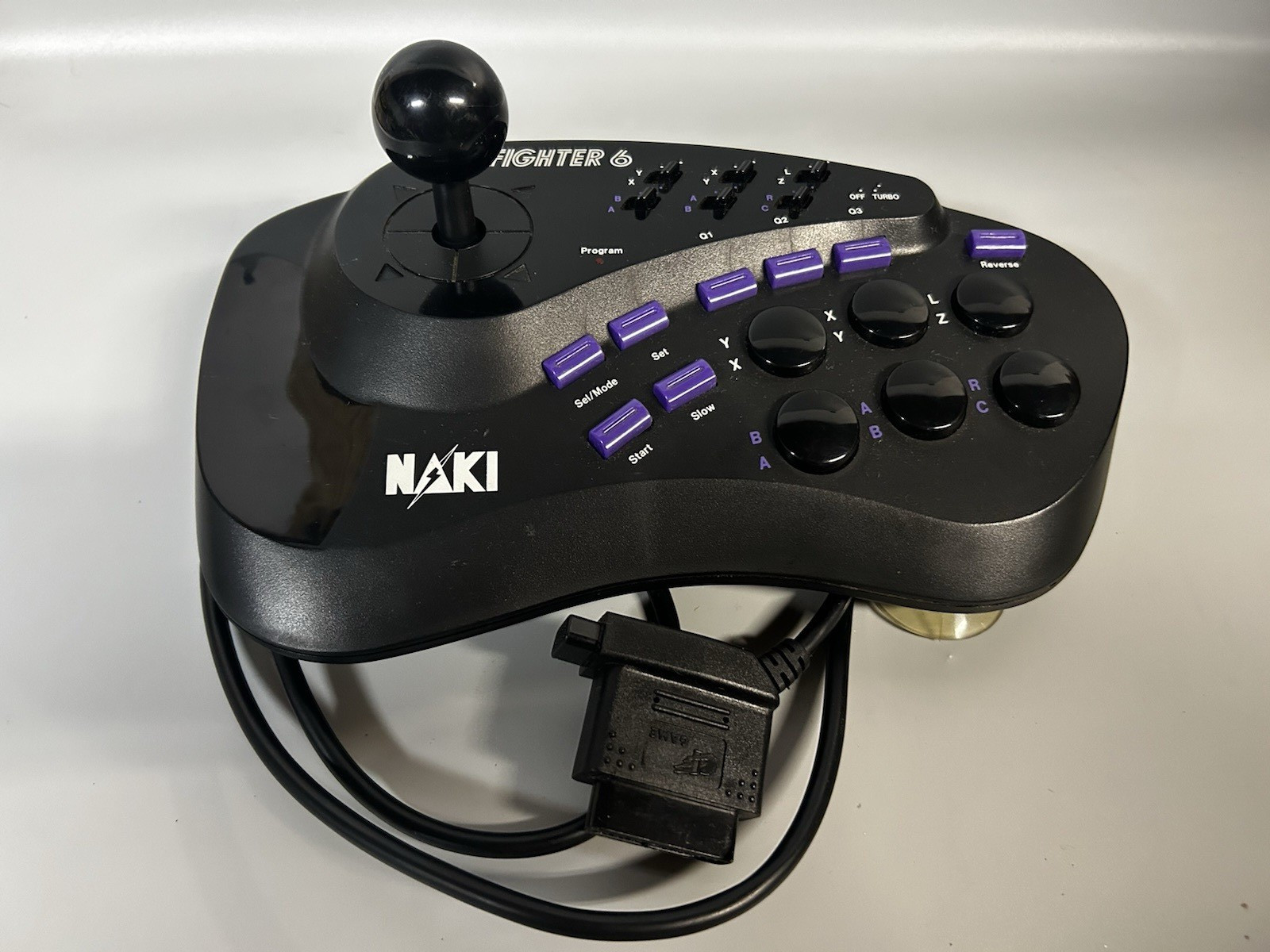 Sega / Nintendo Pro Fighter 6 Controller Joystick Naki Arcade Stick