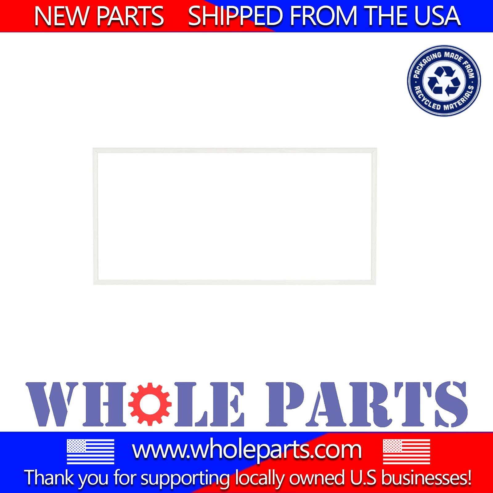 New 5304506131 Freezer Door Gasket (White) for Frigidaire