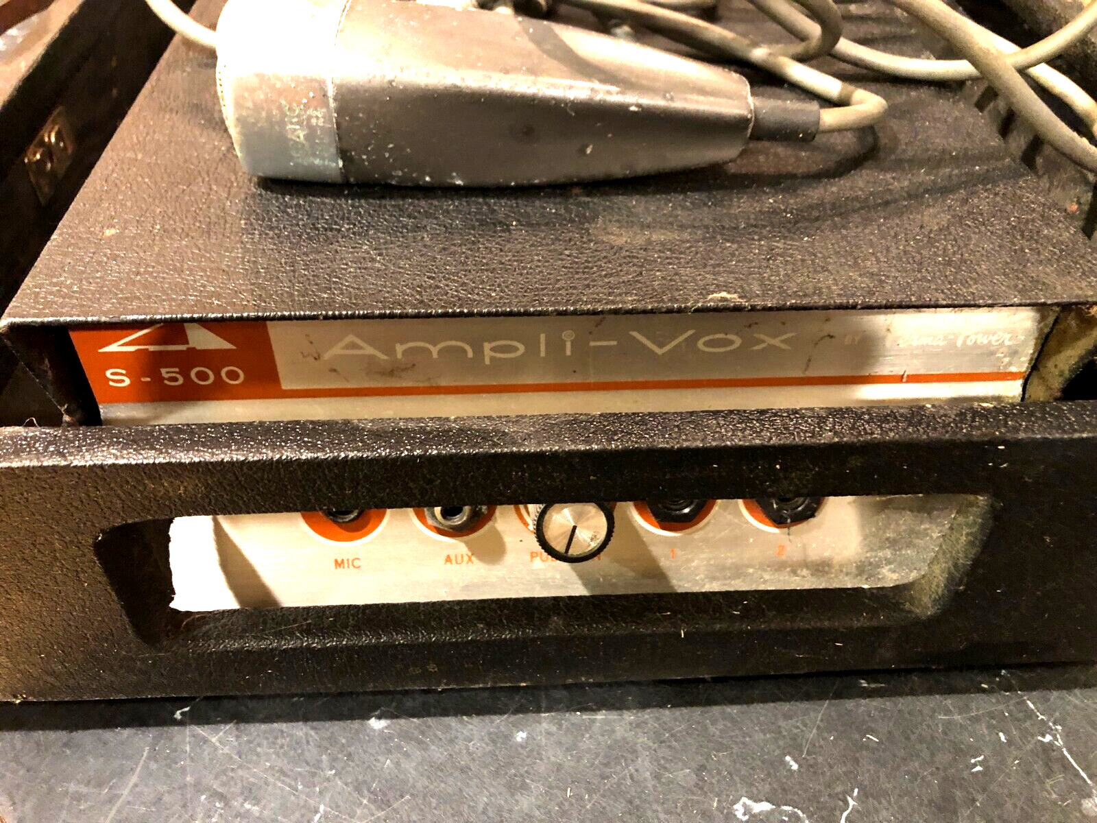 Vintage Portable  AmpL1-Vox S-500 Amplifier Power Supply Perma-Power S-500
