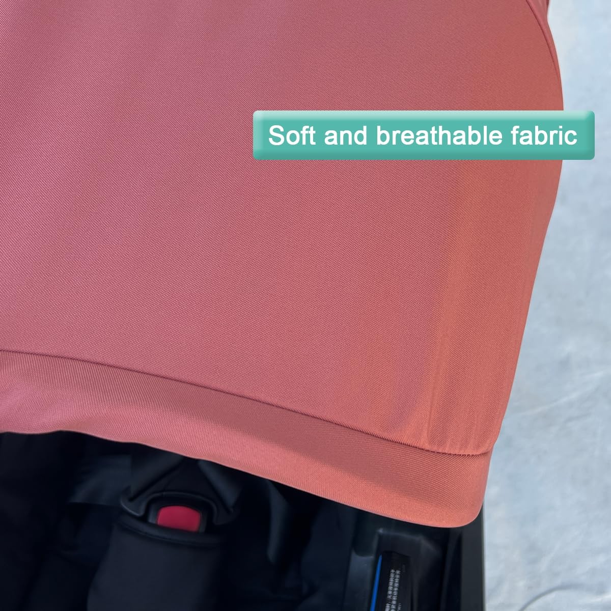 Feliliber Stroller Canopy Coral red