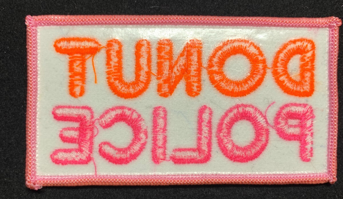 Donut Police Patch - Rectangular Patch - FREE SHIP!!!