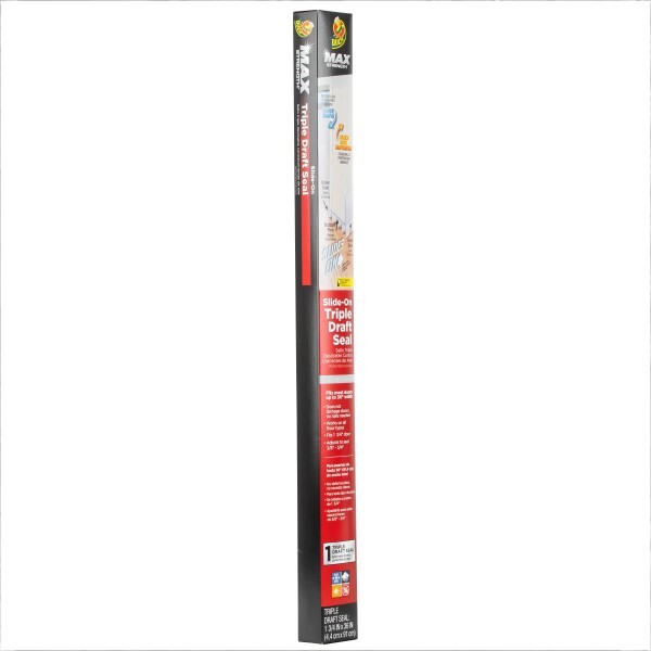Duck® MAX Triple Draft Seal #285315 - Clear, Fits up to 36 in. wide