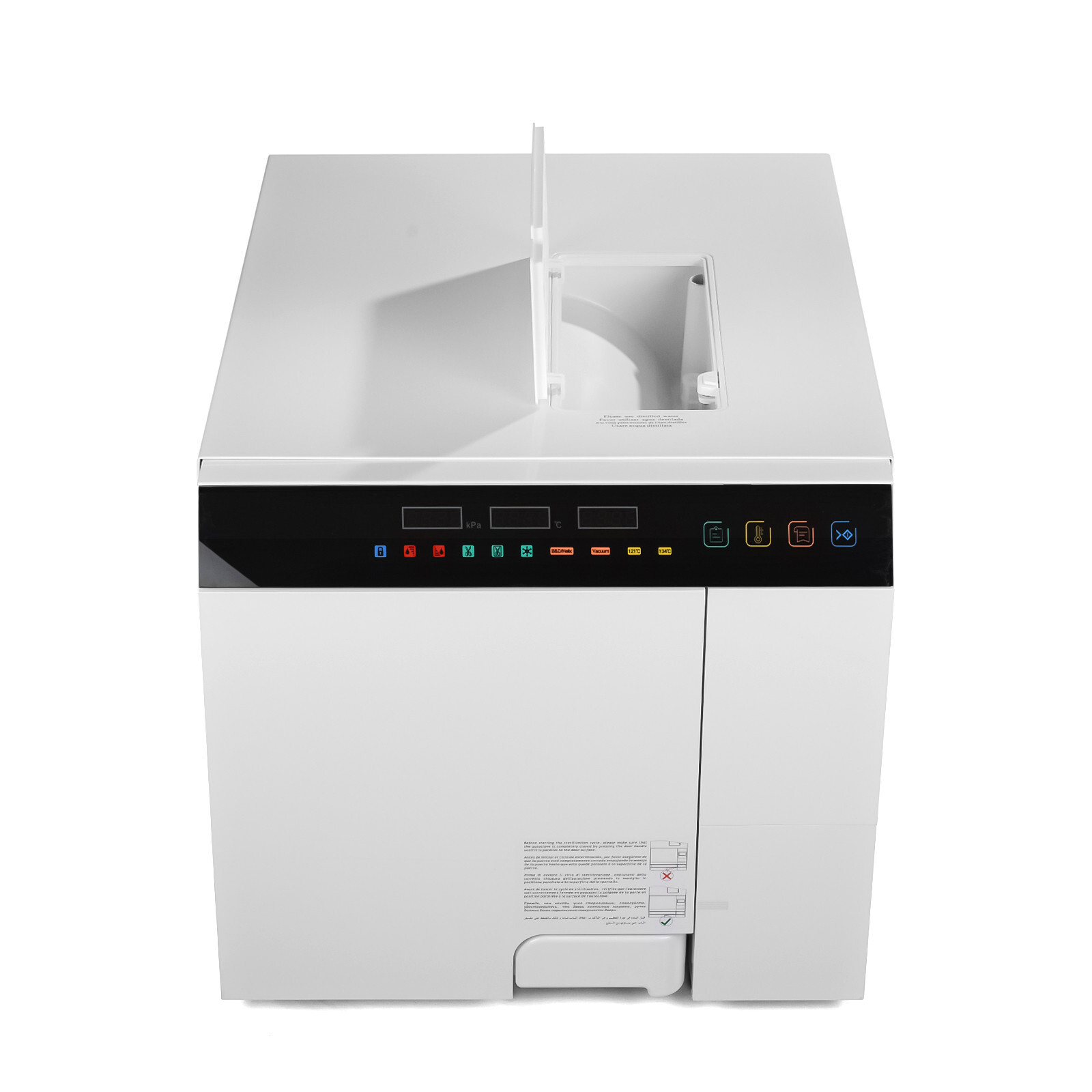 18L Class B Fully Automatic Autoclave 3 Times Vacuum Steam Sterilizer Printer US