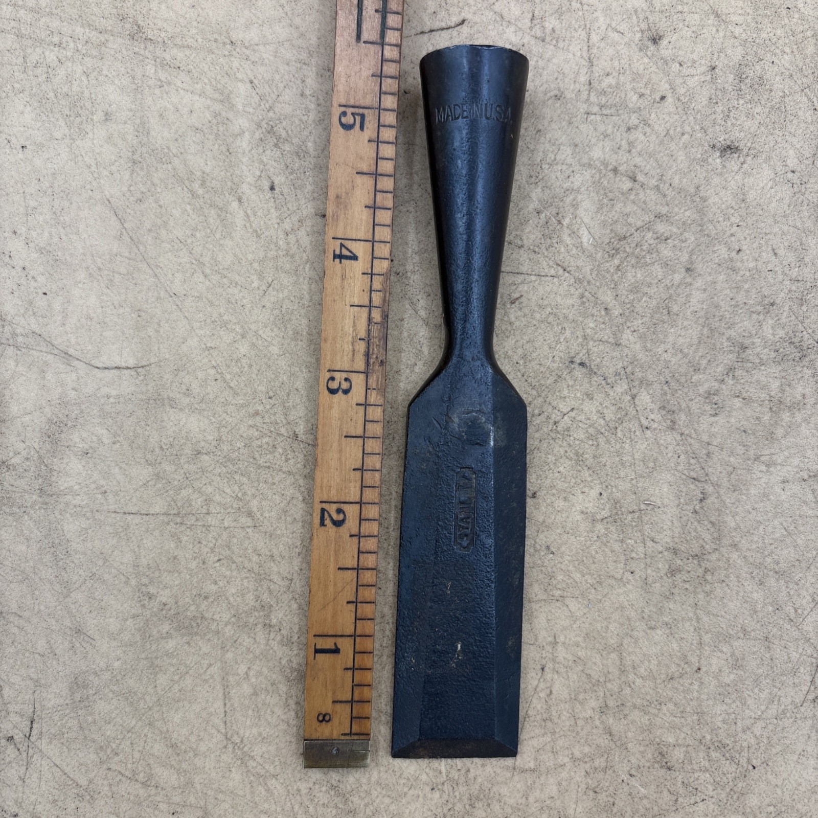 Vintage Stanley No. 750?  1” Wide Beveled-Edge Socket Chisel