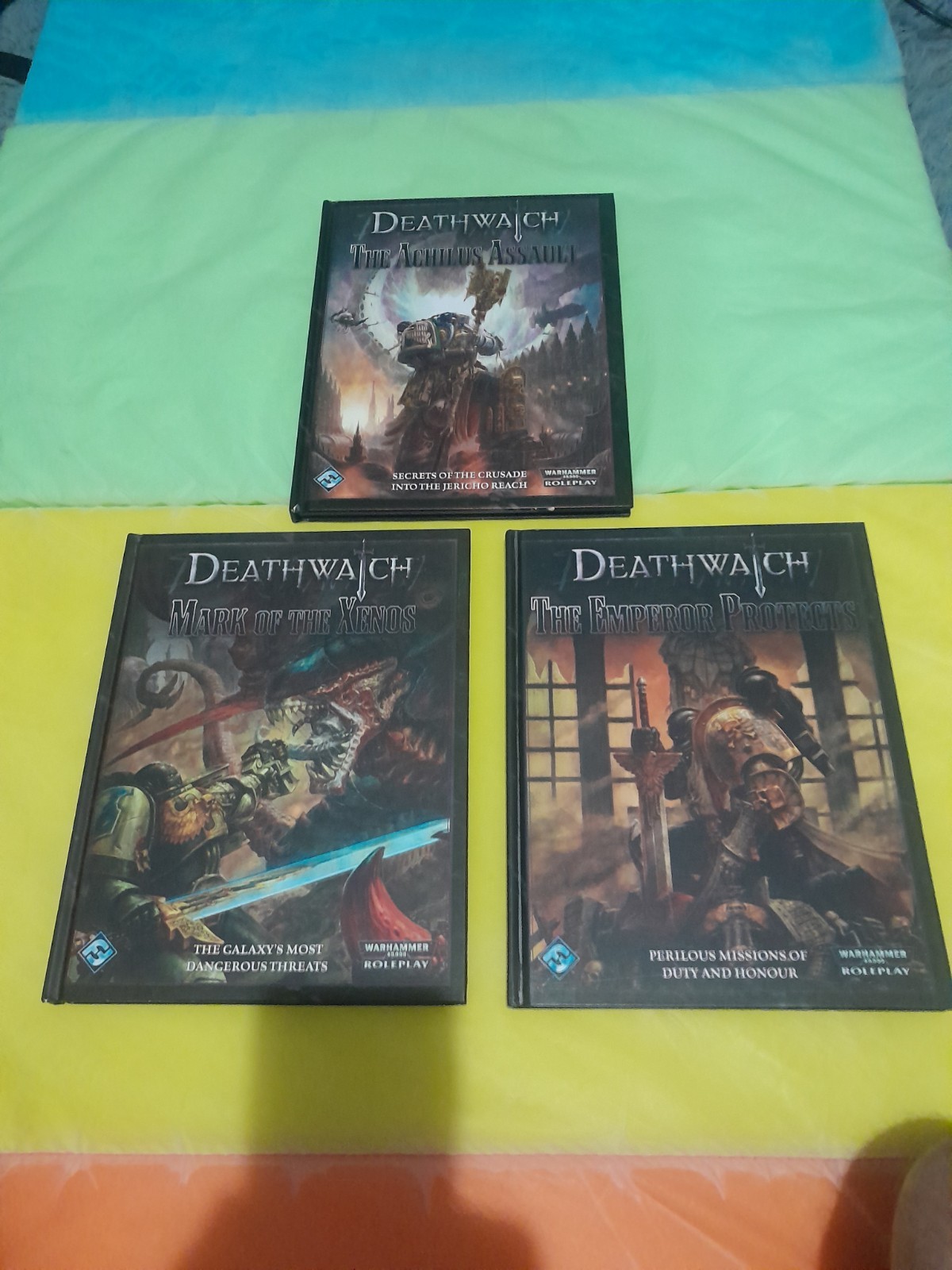 DEATHWATCH lot(3)warhammer40K Mark Of Xenos,Emperor Protects, Achillus Assault