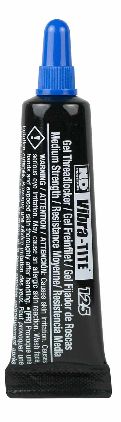 Vibra Tite Thread Locker Gel Blue Pocket Knife Pivot Medium Strength Lock Tight