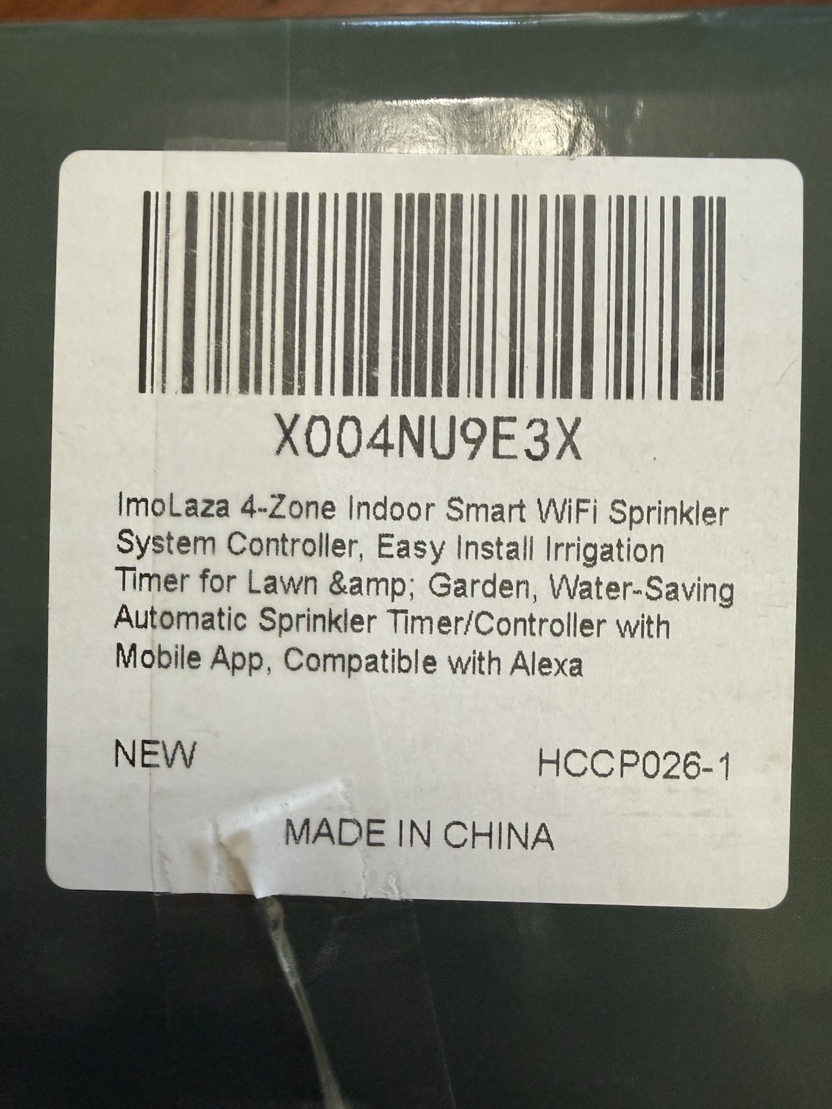 Indoor Smart Sprinkler Controller Automatic Water Saving Irrigation Controller