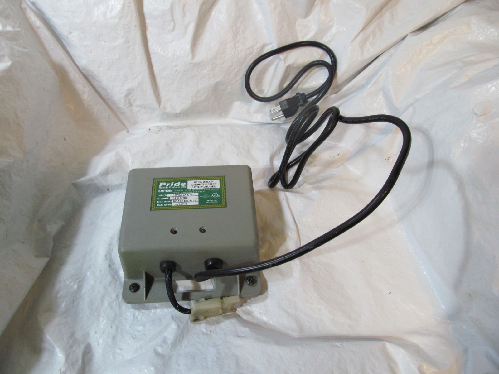 2605A-24 Onboard Charger, 5A 24V from Jazzy Quantum 14 Wheelchair