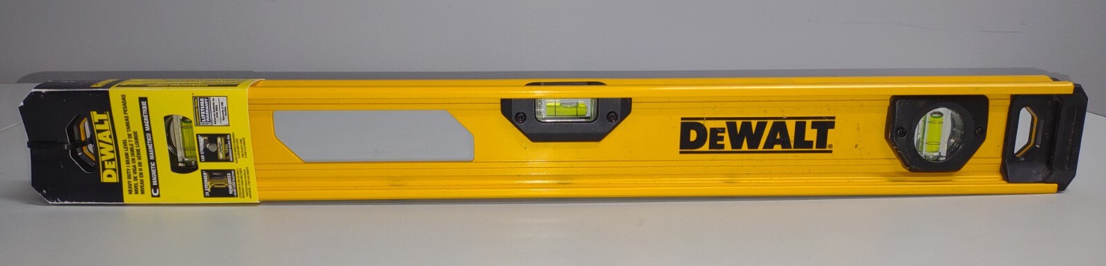 DeWalt Heavy Duty Yellow 24" I-Beam Level