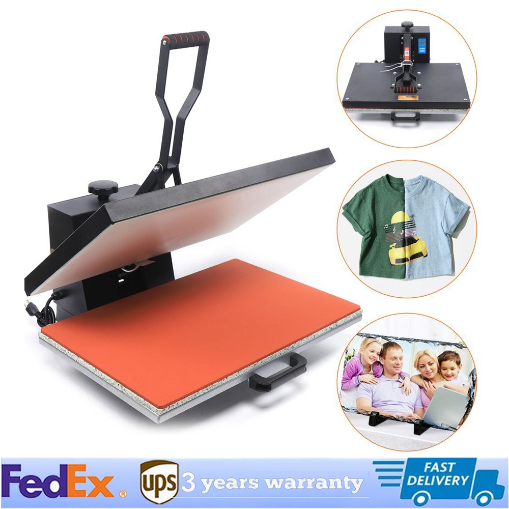 16*24" Large Size Heat Press Machine 1800W Digital T-shirt Sublimation Transfer