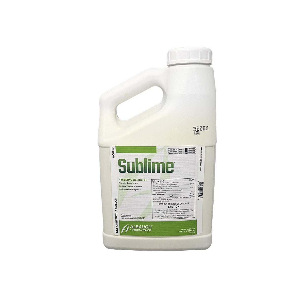 Sublime Selective Post-Emergent Herbicide - 128 fl oz Jug by Albaugh