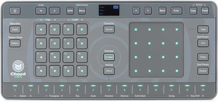 AlphaTheta Chordcat 8-track Groovebox