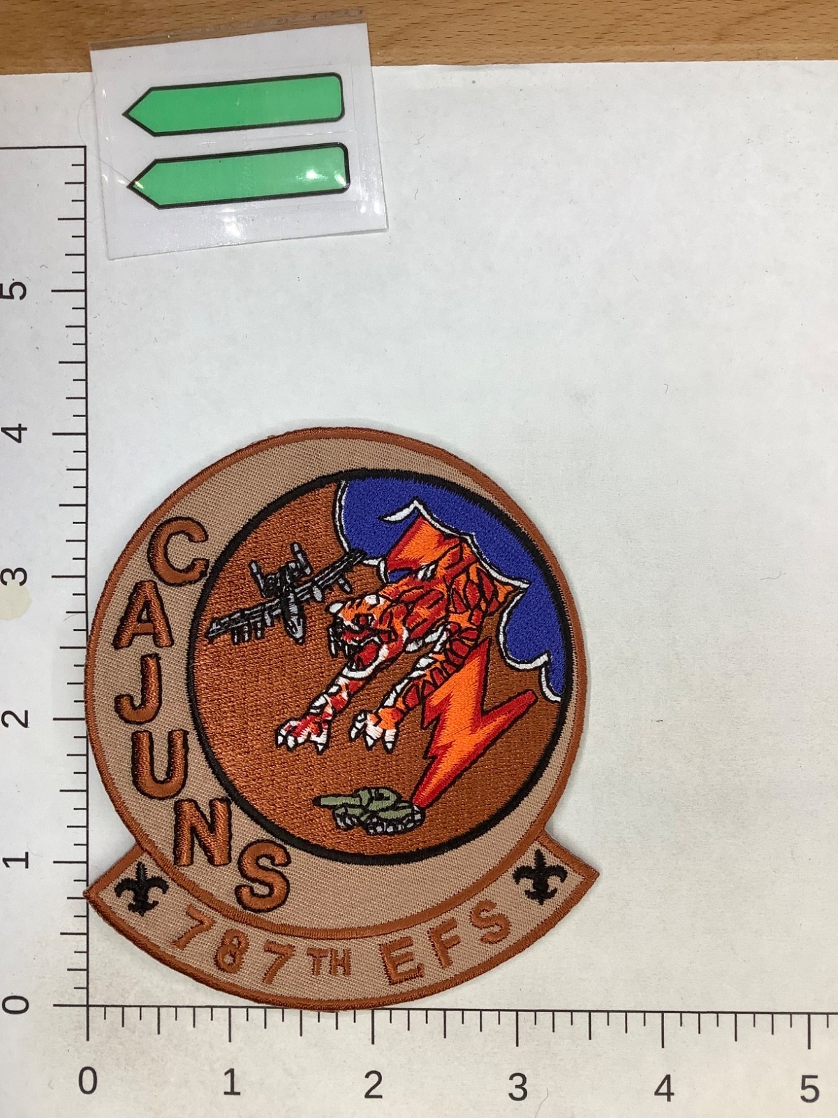 USAF CAJUNS A-10 787th EF SQUADRON PATCH