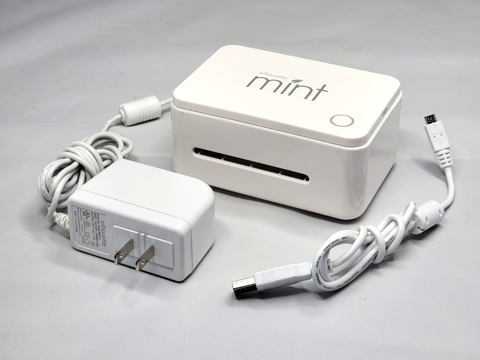 Mint Silhouette Custom Stamp Maker W/ Power Cord