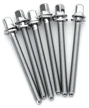 DW Chrome Tension Rods for Snare Drum M5-.8 X 2.25 in (6pk)