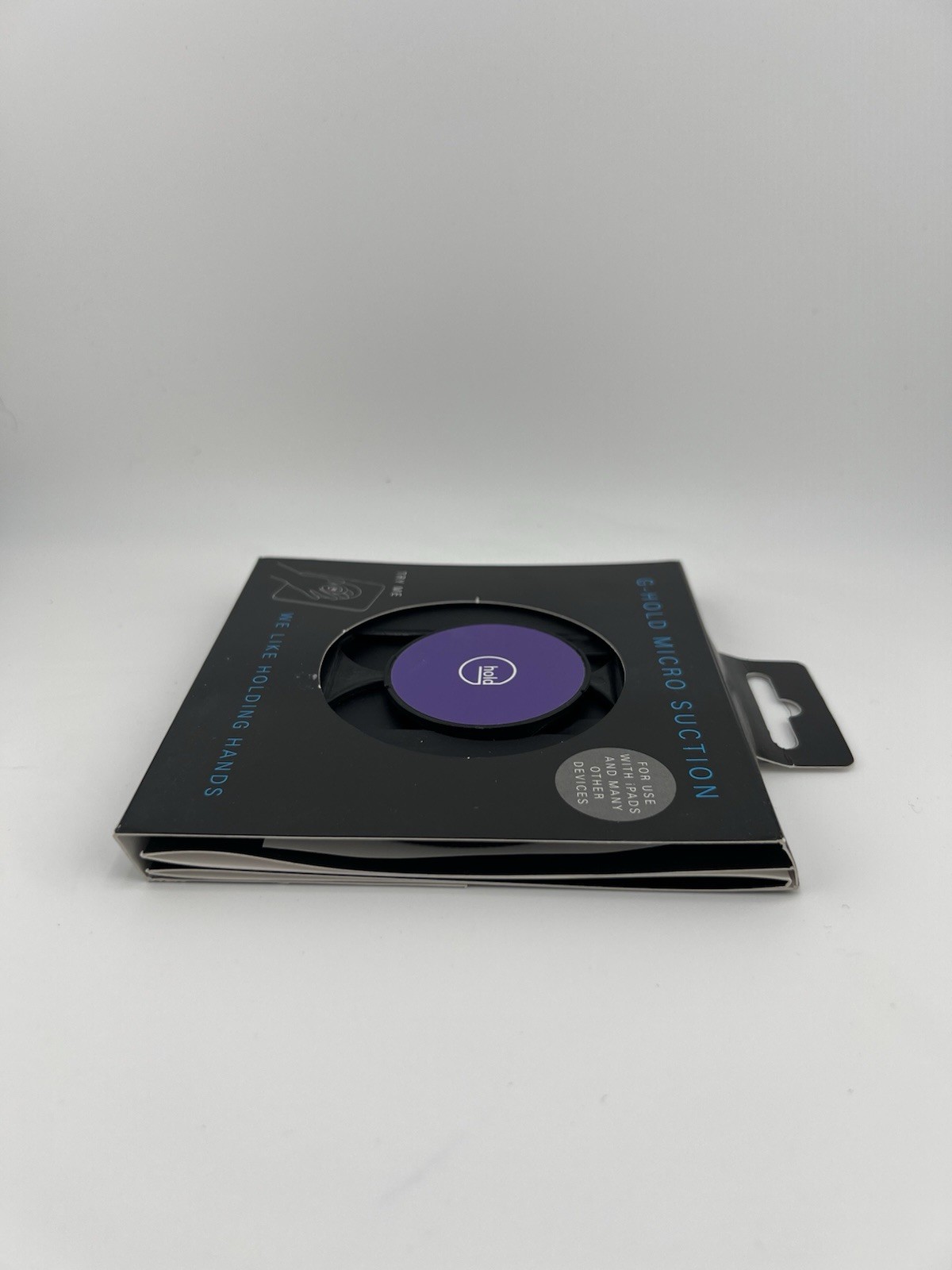 G-Hold Tablet Reader iPad Holder Universal Grip Base Rotates 360° Purple