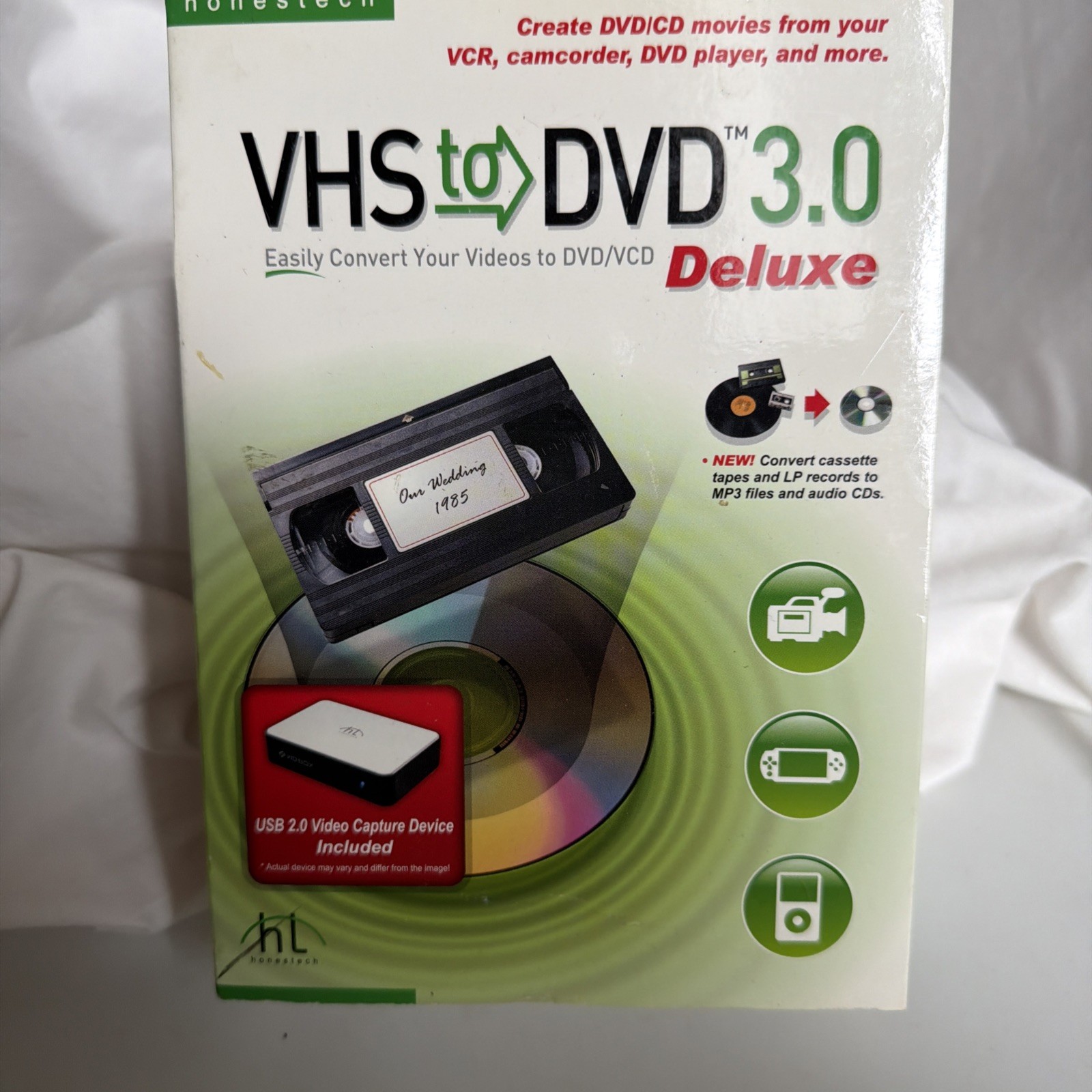 Honestech VHS to DVD 3.0 Deluxe   Converter Never Used