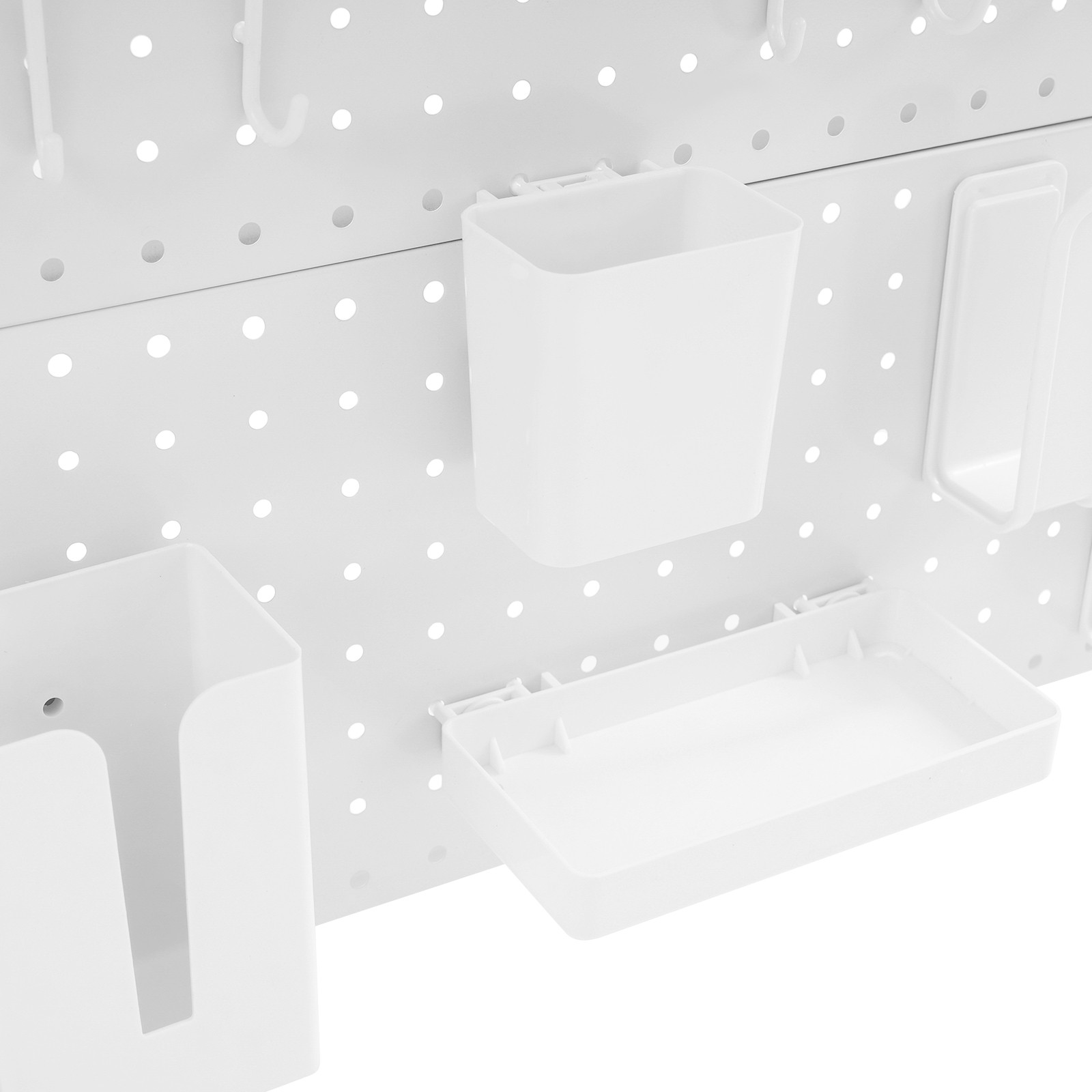 Tabletop Pegboard Bookshelf Clamp On Desk Organizer Multipurpose Bookshelf US