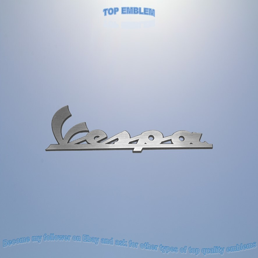 VESPA 98x33m emblem brusched badge ASK logo decal sticker plate aufkleber plaque