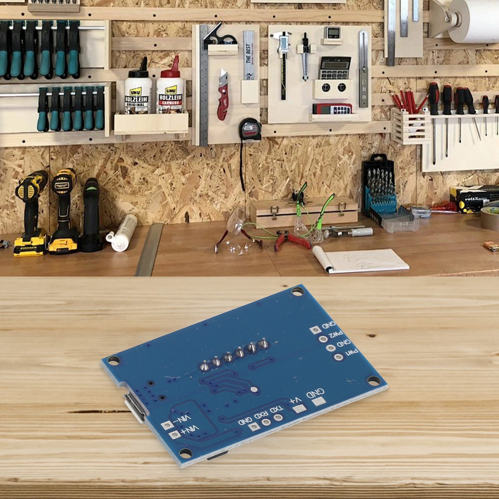 Compact 2 Channel Square Wave Generator Module with LED Display Buy Now