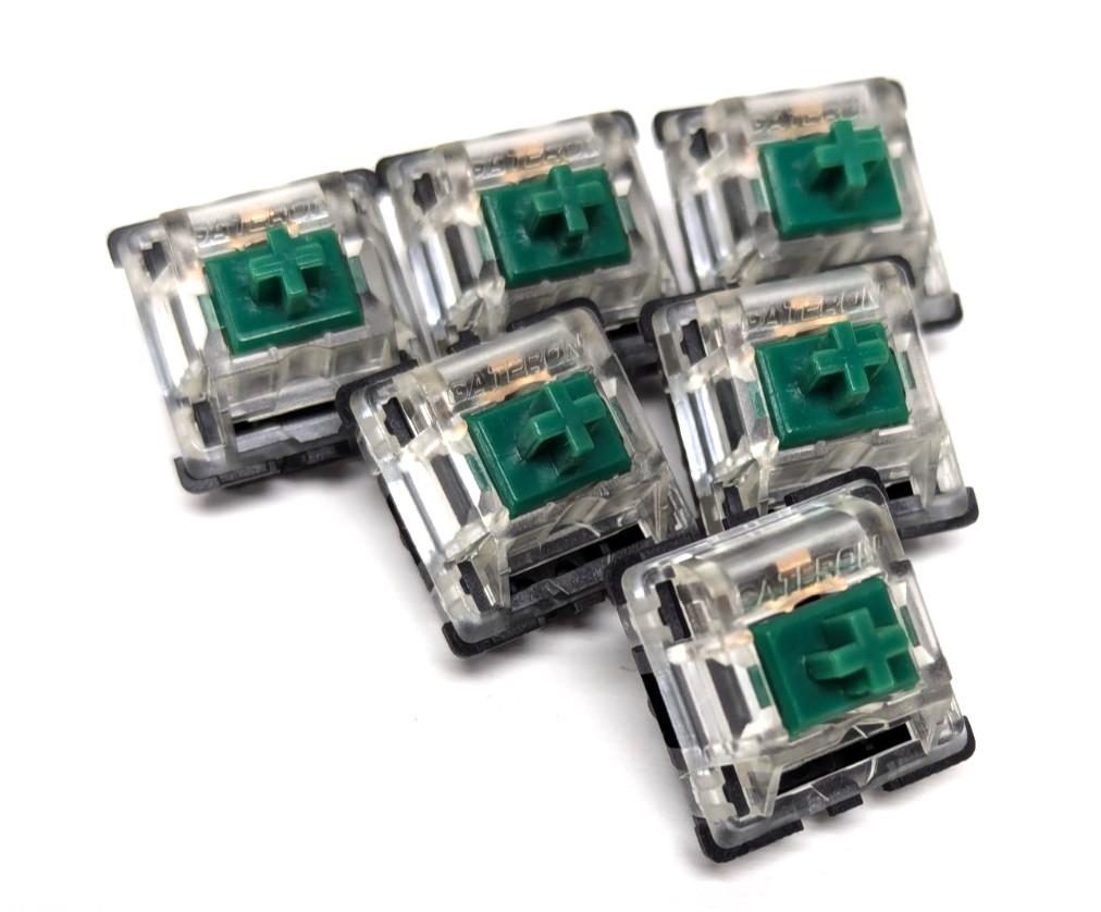DROP + GATERON SWITCHES 3,PIN 49 PCS,  GREEN MDX-6317-GTRNGRN