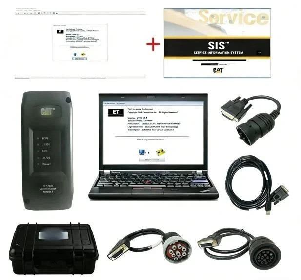 2026A CAT Caterpillar ET Diagnostic Adapter 3 CAT Diagnostic Tool Laptop+CAT SIS