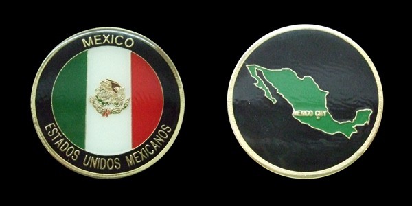 MEXICO COUNTRY COLLECTIBLE COINS CHALLENGE COIN NEW