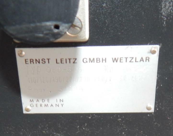 LEITZ 060-826 OPTICAL COMPARATOR w/ MICROCODE II (#3482)