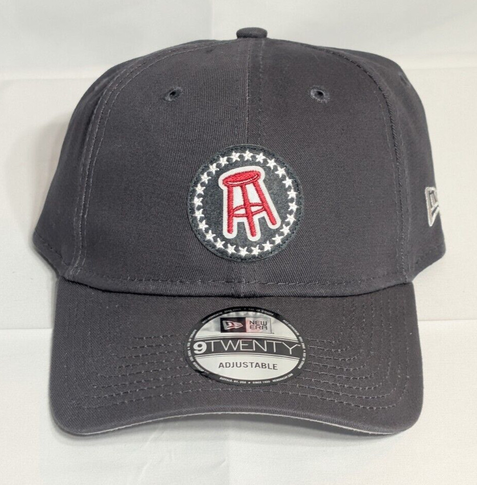 New Era Barstool Sports Logo 9TWENTY Adjustable Strapback Gray Script Hat Cap