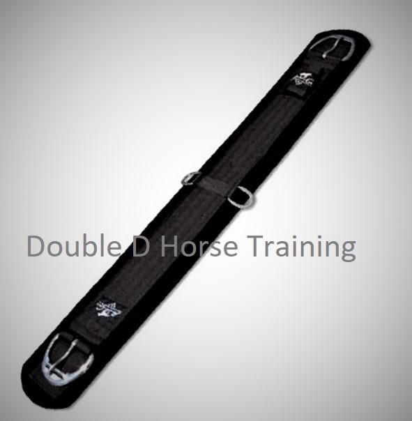 SMX Western Saddle Cinch - Professional's Choice 24" prof BLACK Waffle Neoprene